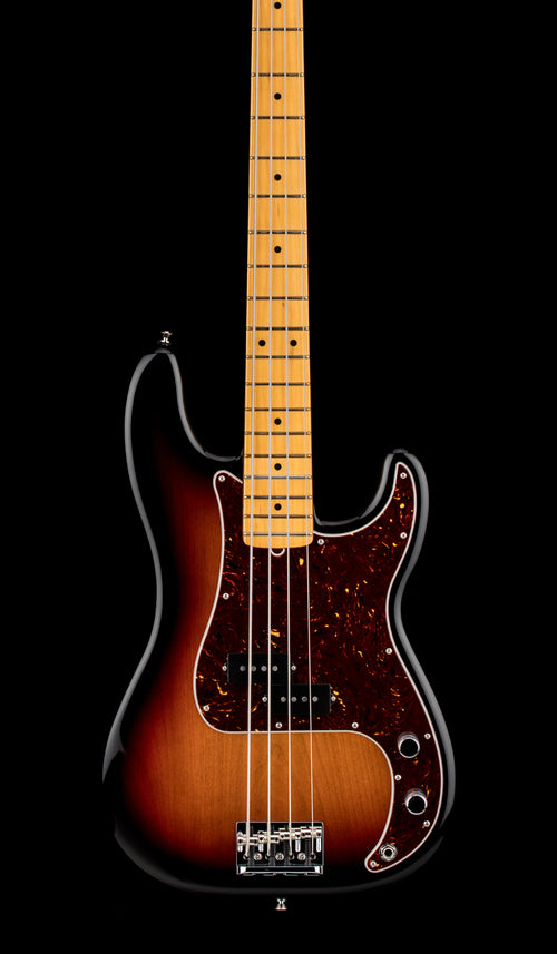 Used Fender American Professional II Precision Bass (2024) - 3-Color Sunburst #56685 with Original Hard Case