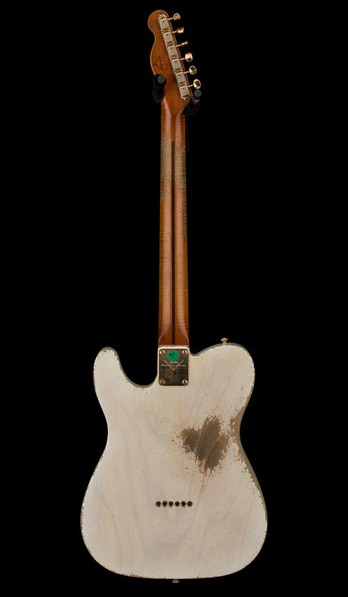 Used Fender Custom Shop Masterbuilt Dale Wilson 50s Telecaster Relic (2019) - White Blonde #18600 with Original Hard Case