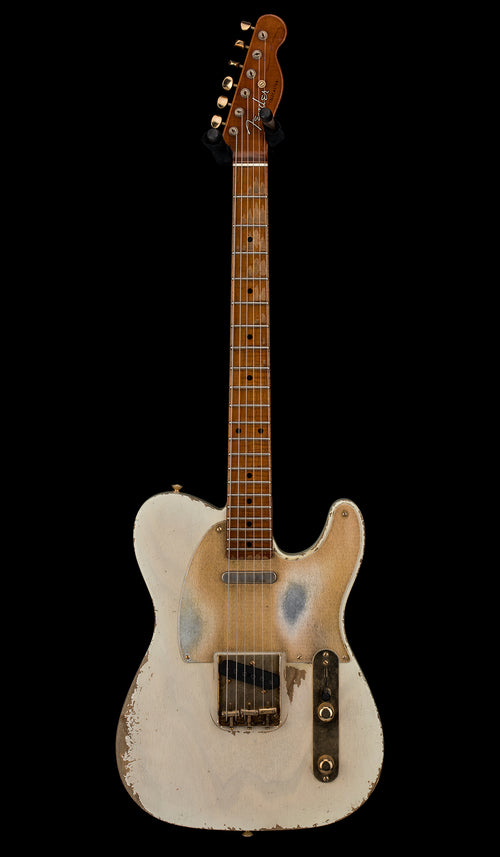 Used Fender Custom Shop Masterbuilt Dale Wilson 50s Telecaster Relic (2019) - White Blonde #18600 with Original Hard Case