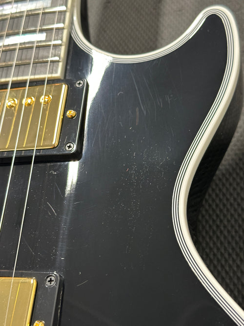 Used Gibson Custom Shop Les Paul Axcess Custom (2024) - Ebony #04196 with Original Hard Case