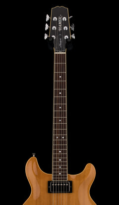 Used Hamer Newport Pro (2005) - Vintage Natural #54314 with Original Hard Case