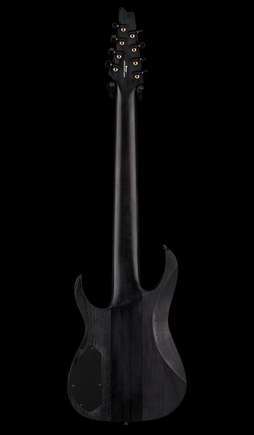 Used Ibanez Custom Shop Mårten Hagström Signature M8M (2024) - Weathered Black #24901 with Original Hard Case