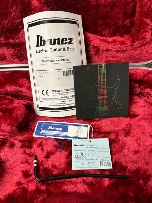 Used Ibanez Steve Vai Signature PIA3761 (2023) - Stallion White #19272 with Original Hard Case