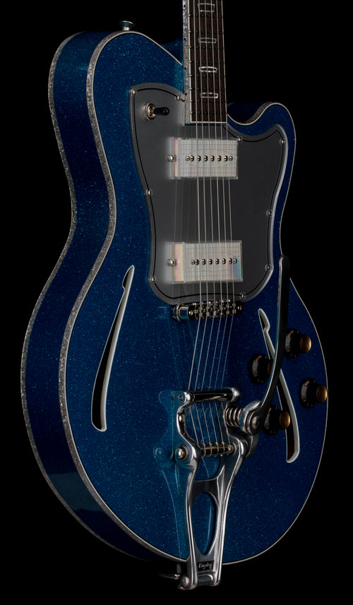 Used Kauer Super Chief (2023 NAMM) - Poseidon Blue Flake #119 with Gig Bag