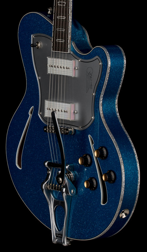Used Kauer Super Chief (2023 NAMM) - Poseidon Blue Flake #119 with Gig Bag