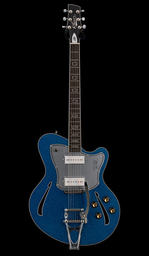 Used Kauer Super Chief (2023 NAMM) - Poseidon Blue Flake #119 with Gig Bag
