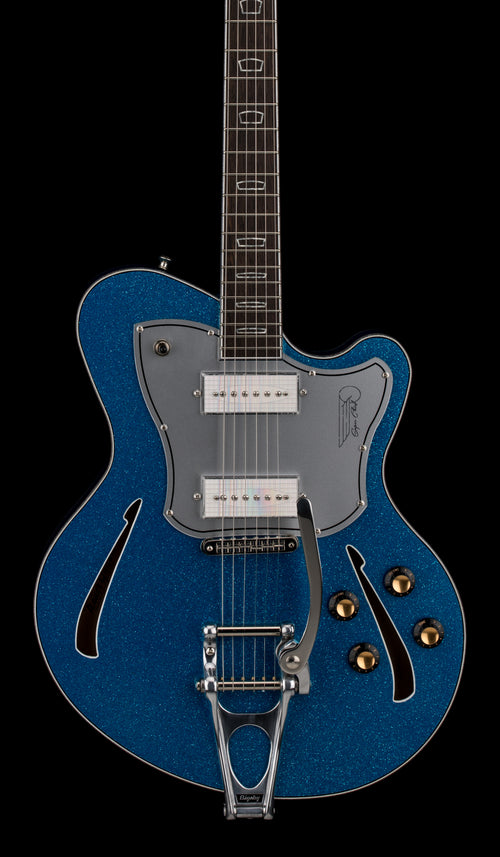 Used Kauer Super Chief (2023 NAMM) - Poseidon Blue Flake #119 with Gig Bag