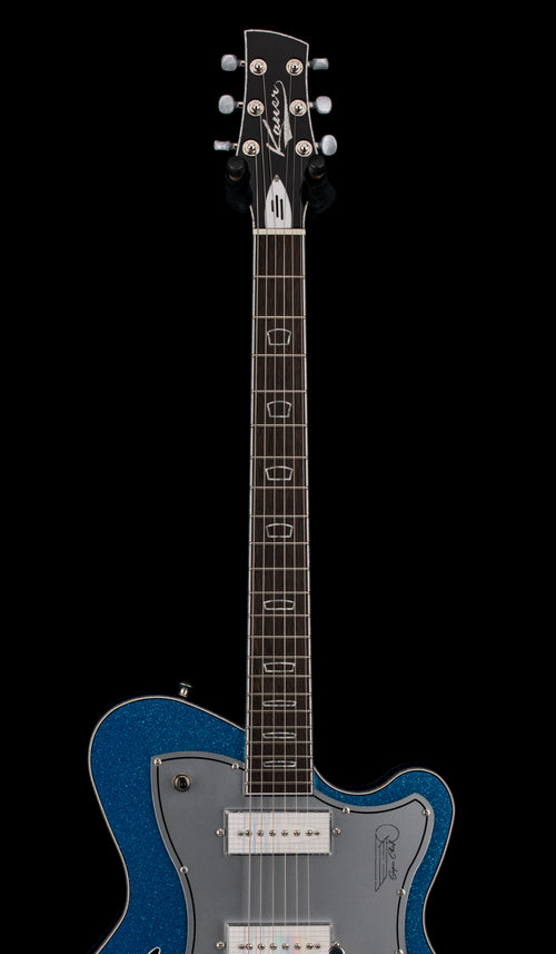 Used Kauer Super Chief (2023 NAMM) - Poseidon Blue Flake #119 with Gig Bag