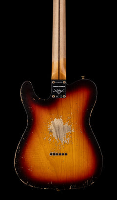 Fender Custom Shop Ltd '58 Telecaster Heavy Relic - Faded Aged Chocolate 3-Tone Sunburst #81616