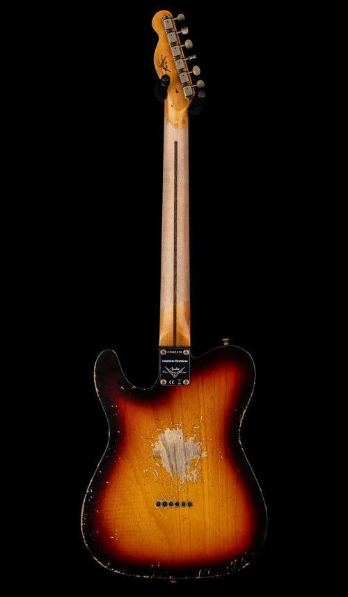 Fender Custom Shop Ltd '58 Telecaster Heavy Relic - Faded Aged Chocolate 3-Tone Sunburst #81616