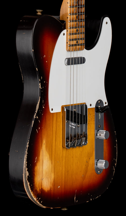 Fender Custom Shop Ltd '58 Telecaster Heavy Relic - Faded Aged Chocolate 3-Tone Sunburst #81616