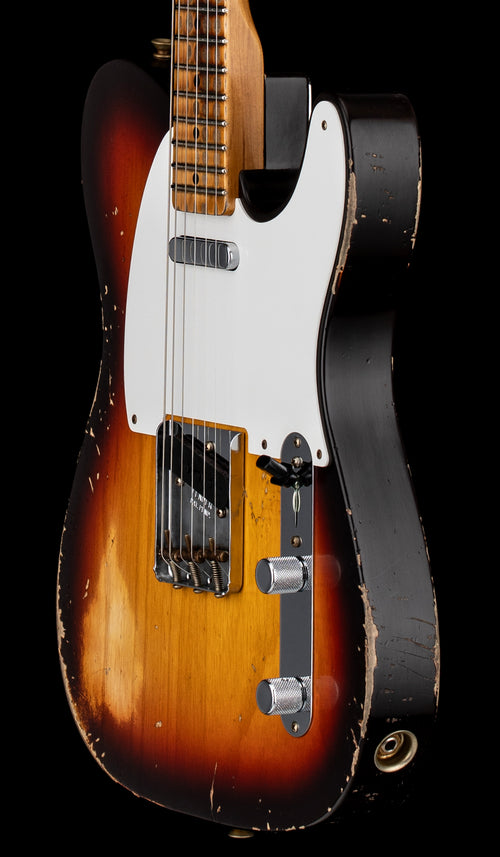 Fender Custom Shop Ltd '58 Telecaster Heavy Relic - Faded Aged Chocolate 3-Tone Sunburst #81616