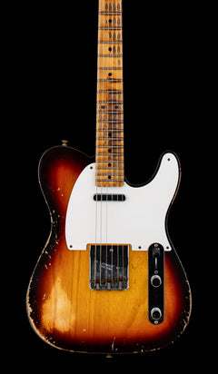 Fender Custom Shop Ltd '58 Telecaster Heavy Relic - Faded Aged Chocolate 3-Tone Sunburst #81616