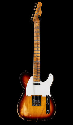 Fender Custom Shop Ltd '58 Telecaster Heavy Relic - Faded Aged Chocolate 3-Tone Sunburst #81616