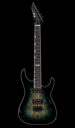 ESP E-II M-II HT - Mercury Blue Burst #ES1252243 (Factory Demonstration Model)