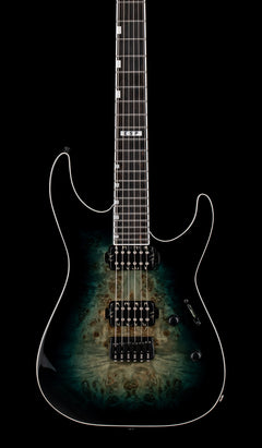 ESP E-II M-II HT - Mercury Blue Burst #ES1252243 (Factory Demonstration Model)