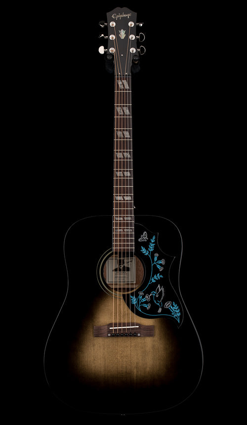 Epiphone Eric Church Hummingbird Dark - Cobra Burst #00580