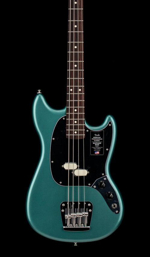 Fender American Professional Classic Mustang Bass - Faded Sherwood Green Metallic #69301