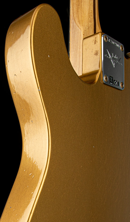 Fender Custom Shop '58 Telecaster Journeyman Relic - Aged HLE Gold #82105