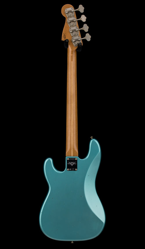 Fender Custom Shop Empire 58 Precision Bass Journeyman Relic - Aged Teal Green Metallic #88222