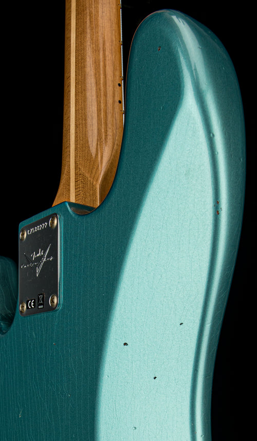 Fender Custom Shop Empire 58 Precision Bass Journeyman Relic - Aged Teal Green Metallic #88222