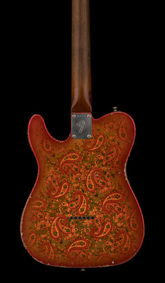 Fender Custom Shop Masterbuilt Dale Wilson 1967 Telecaster Relic - Tangerine Paisley #40995