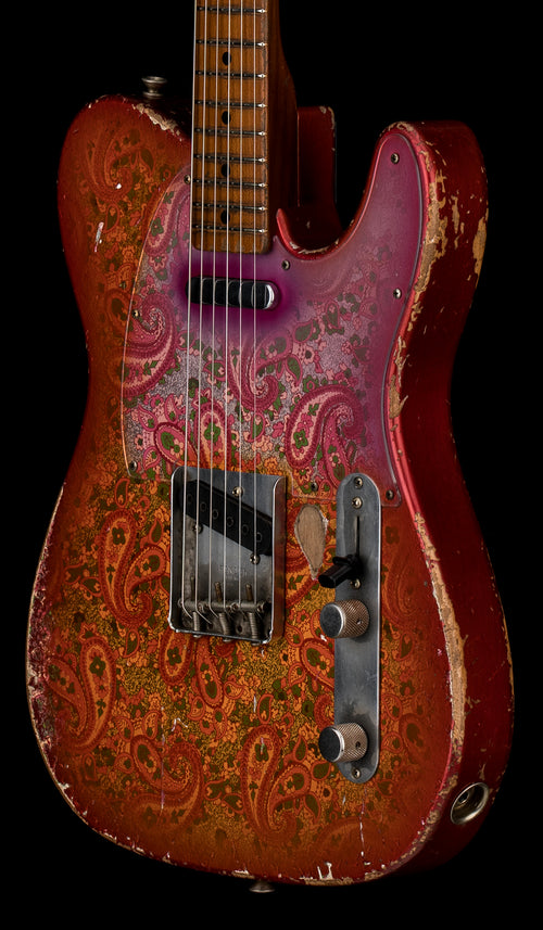 Fender Custom Shop Masterbuilt Dale Wilson 1967 Telecaster Relic - Tangerine Paisley #40995