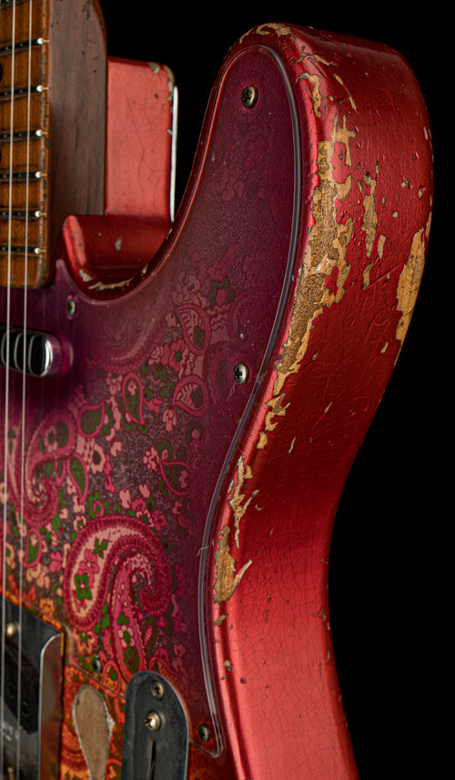 Fender Custom Shop Masterbuilt Dale Wilson 1967 Telecaster Relic - Tangerine Paisley #40995