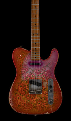 Fender Custom Shop Masterbuilt Dale Wilson 1967 Telecaster Relic - Tangerine Paisley #40995