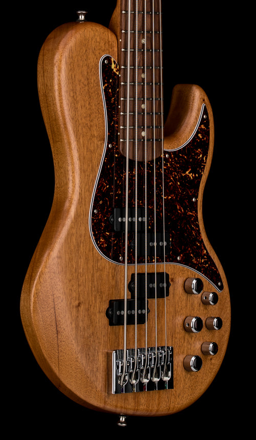 Used Alien Audio Lunar Double P 5-String - Natural #10207 with Gig Bag