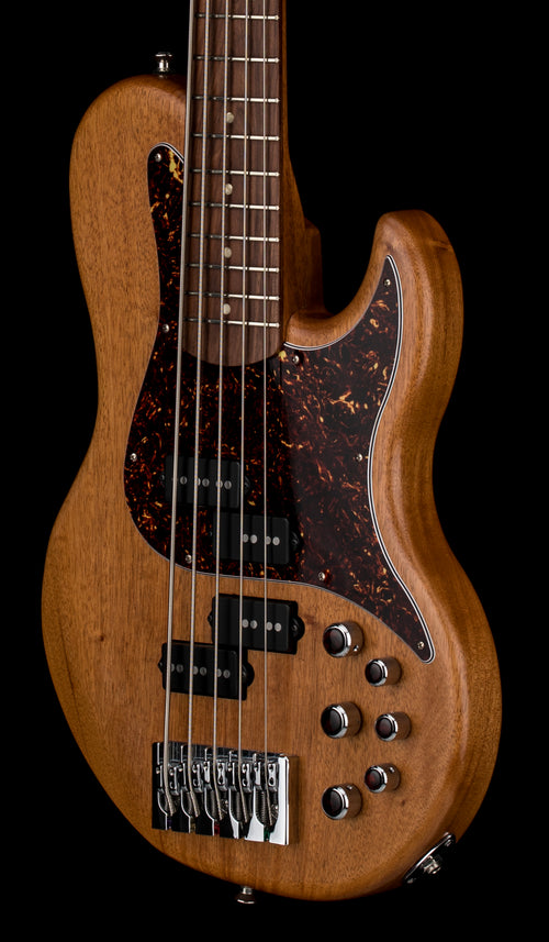 Used Alien Audio Lunar Double P 5-String - Natural #10207 with Gig Bag