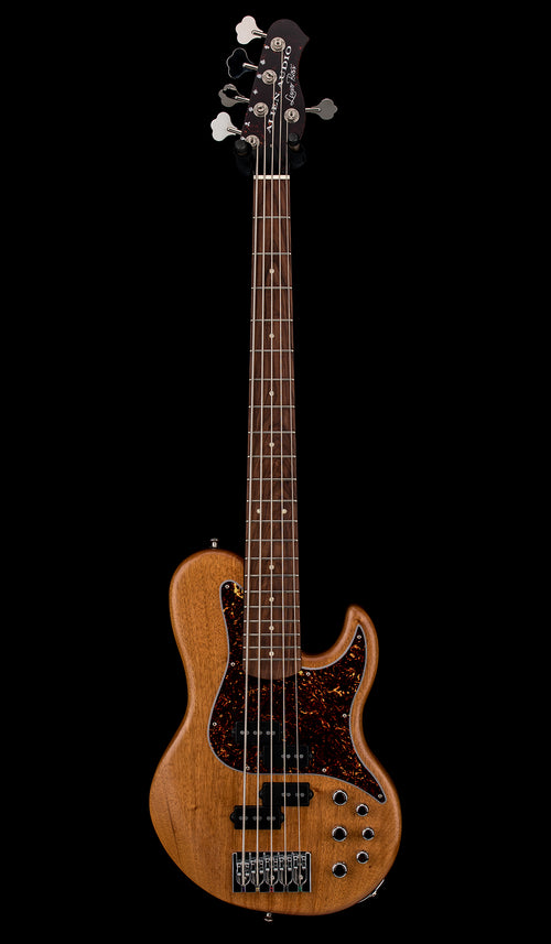 Used Alien Audio Lunar Double P 5-String - Natural #10207 with Gig Bag