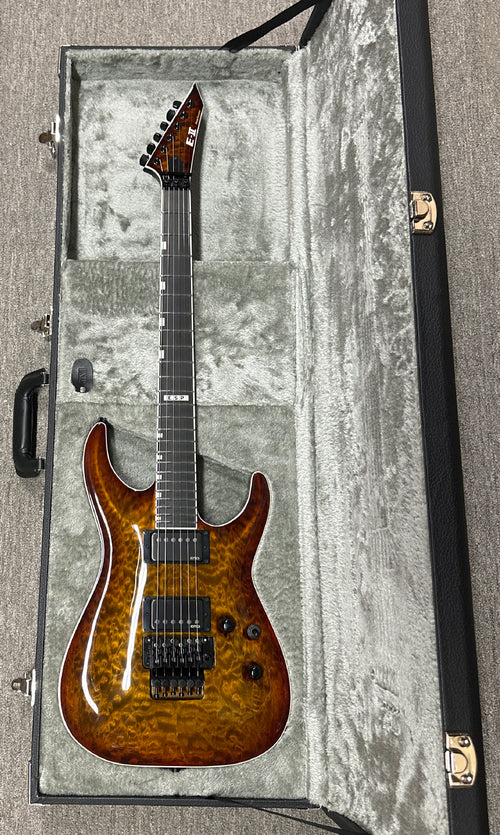 ESP E-II Horizon FR-II - Tiger Eye Sunburst #ES9851243 (Factory Demonstration Model)