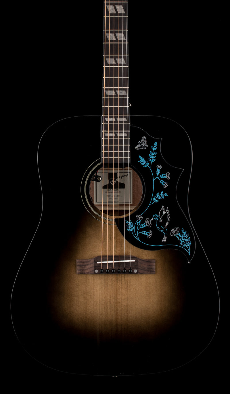 Epiphone Eric Church Hummingbird Dark - Cobra Burst #00987