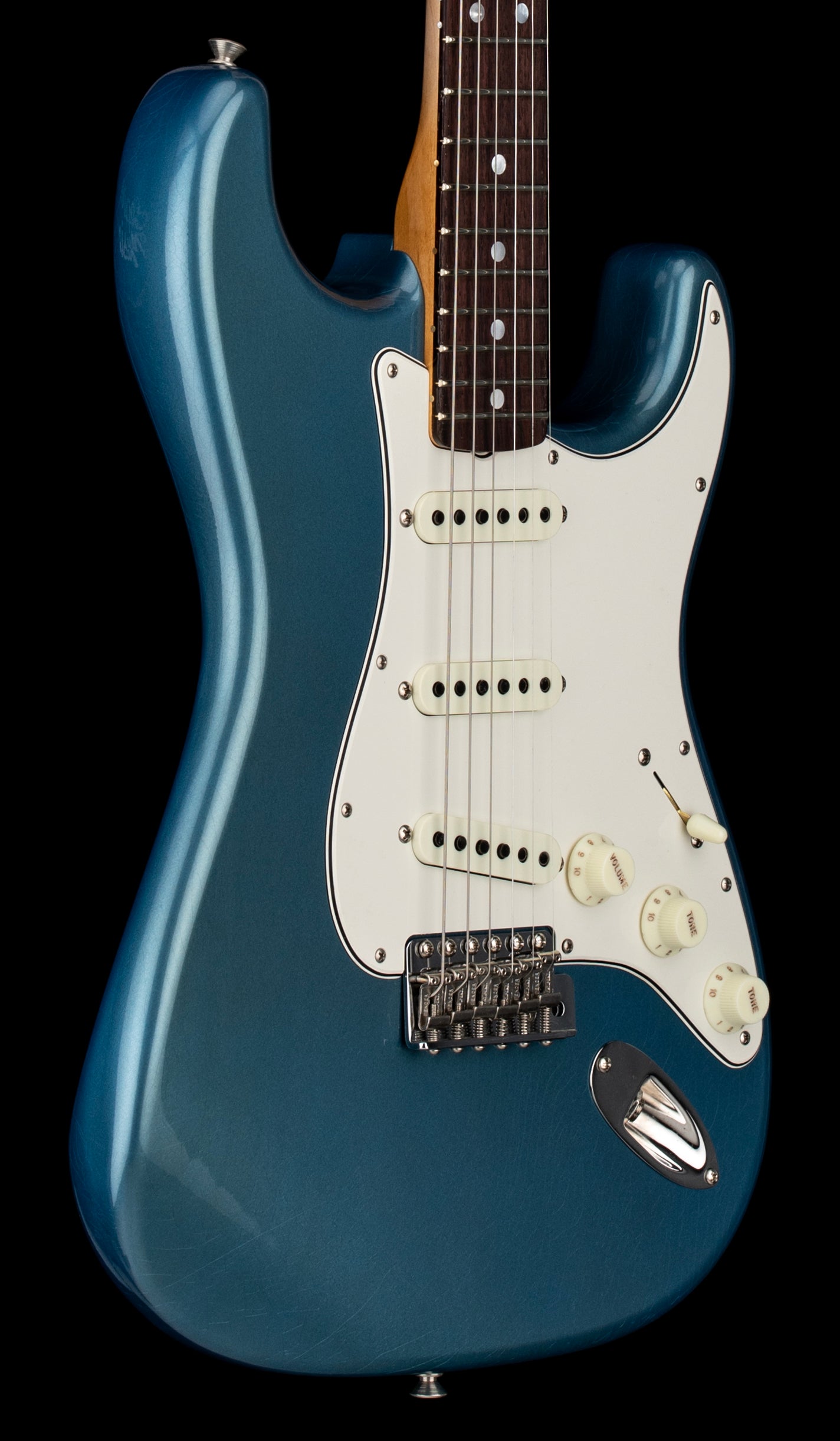 Fender Custom Shop 66 Strat DLX Closet Classic - Aged Lake Placid