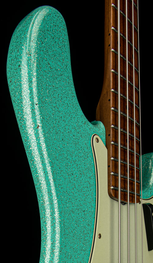 Fender Custom Shop Empire 58 Precision Bass Journeyman Relic - Aged Sea Foam Green Sparkle #88270