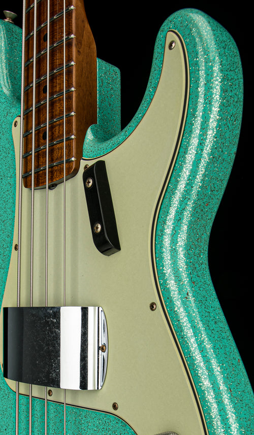 Fender Custom Shop Empire 58 Precision Bass Journeyman Relic - Aged Sea Foam Green Sparkle #88270
