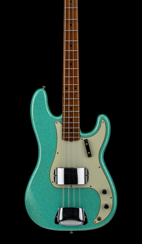Fender Custom Shop Empire 58 Precision Bass Journeyman Relic - Aged Sea Foam Green Sparkle #88270