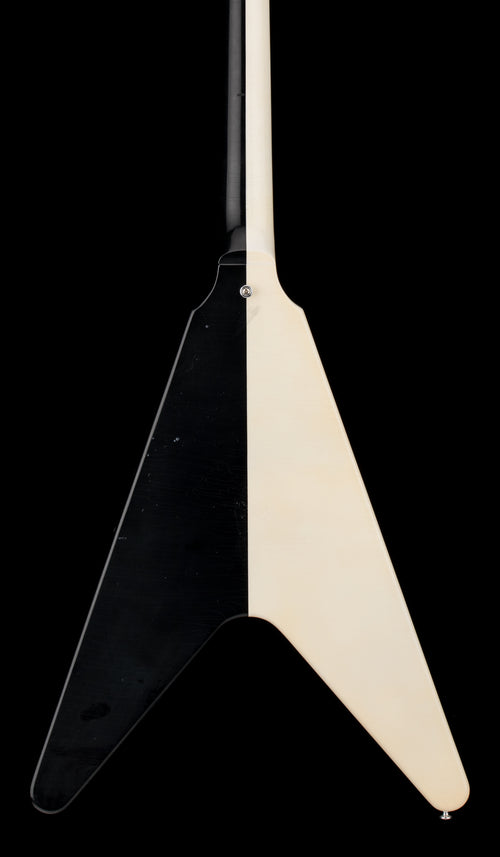 Used Gibson Custom Shop Michael Schenker 1971 Flying V Collector's Edition - Black/White #MSFV44 with Original Hard Case