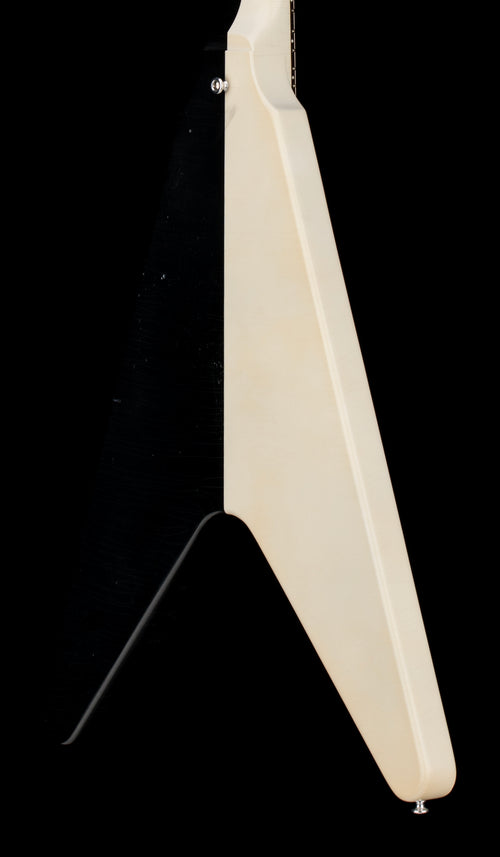 Used Gibson Custom Shop Michael Schenker 1971 Flying V Collector's Edition - Black/White #MSFV44 with Original Hard Case