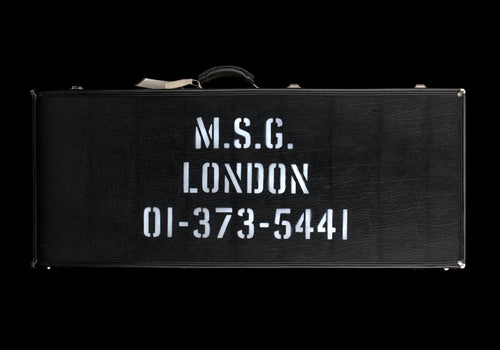 Used Gibson Custom Shop Michael Schenker 1971 Flying V Collector's Edition - Black/White #MSFV44 with Original Hard Case