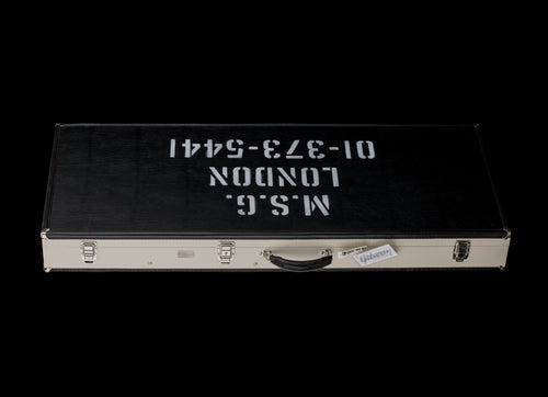 Used Gibson Custom Shop Michael Schenker 1971 Flying V Collector's Edition - Black/White #MSFV44 with Original Hard Case