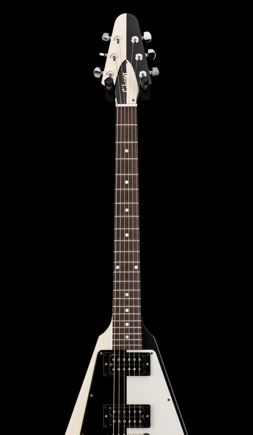 Used Gibson Custom Shop Michael Schenker 1971 Flying V Collector's Edition - Black/White #MSFV44 with Original Hard Case