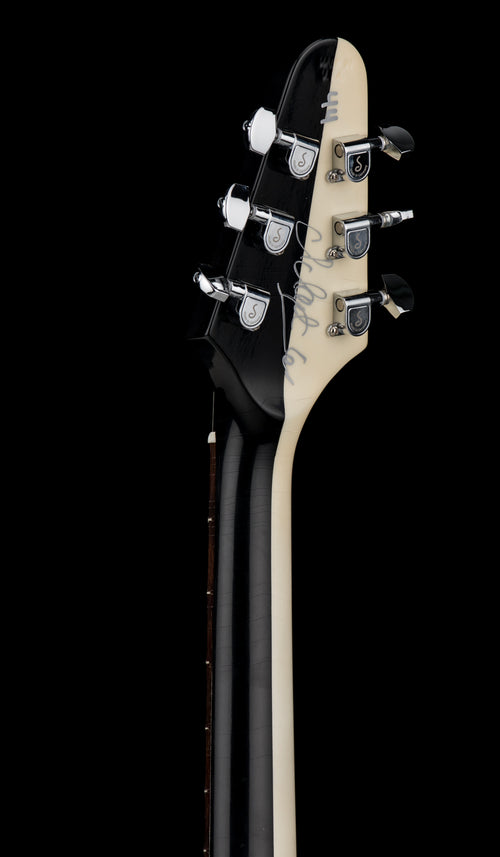 Used Gibson Custom Shop Michael Schenker 1971 Flying V Collector's Edition - Black/White #MSFV44 with Original Hard Case