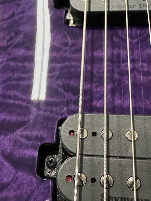 Used LTD MH-1000NT (2020) - See Thru Purple #50774 with Hard Case