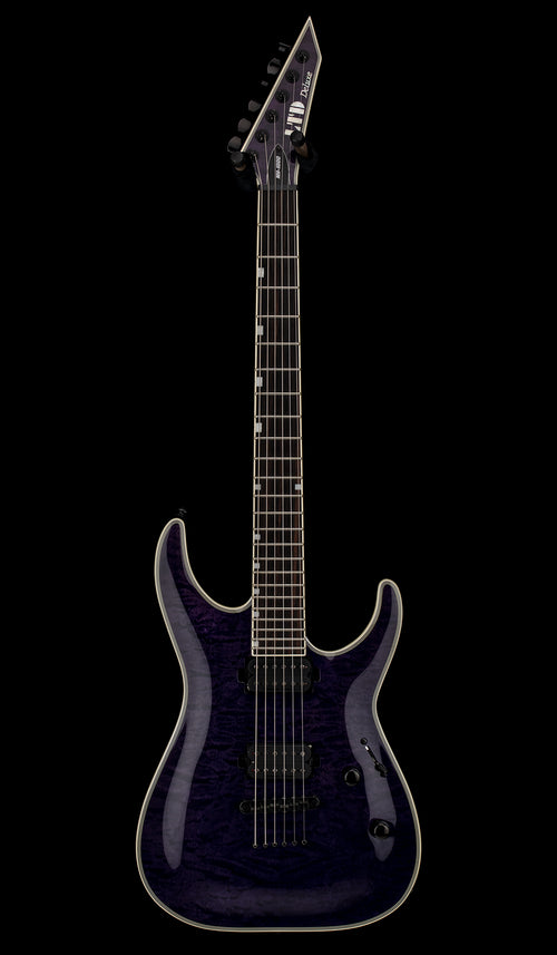 Used LTD MH-1000NT (2020) - See Thru Purple #50774 with Hard Case