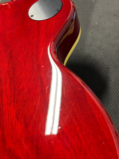 Used Hamer Monaco III (2003)  - Red Transparent #52593 with Original Hard Case