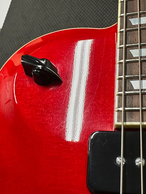 Used Hamer Monaco III (2003)  - Red Transparent #52593 with Original Hard Case