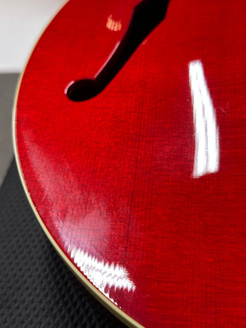 Used Hamer Monaco III (2003)  - Red Transparent #52593 with Original Hard Case