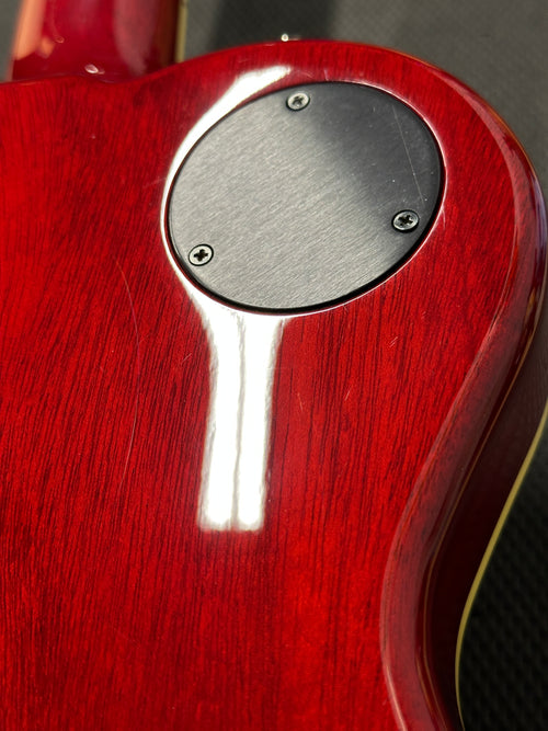 Used Hamer Monaco III (2003)  - Red Transparent #52593 with Original Hard Case